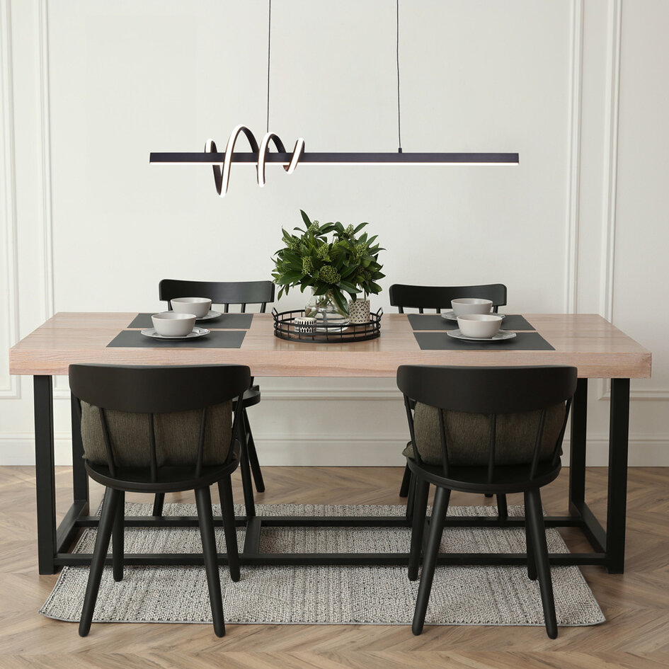 3-staps dimbare design hanglamp Merle - donkergrijs