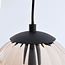 Lampe suspendue avec verre ambré, 1 lumière - Maja