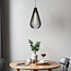 Lampe suspendue à 1 lumière Gabbia - noir
