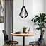 Lampe suspendue à 1 lumière Penta - noir