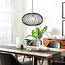 Hanglamp Jaula van zwart metaal