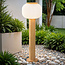 Staande buitenlamp met diffuser - Joah