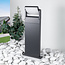Lampe d'extérieur sur pied Jidde à spot inclinable anthracite, LED intégrée