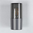 Moderne buitenwandlamp smoke grijs