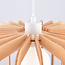 Houten hanglamp Inzai - rond