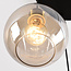 Hanglamp 4-lichts Livia - amber en cognac glas