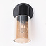 Wandspot Atica met amber glas - draaibaar