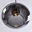 Lampe suspendue moderne avec verre fumé, 3 lumières - Vida