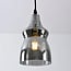 1-lichts hanglamp Trinidad - smoke glas smalle bol