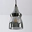 1-lichts hanglamp Trinidad - smoke glas smalle bol