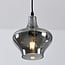 1-lichts hanglamp Trinidad - smoke glas