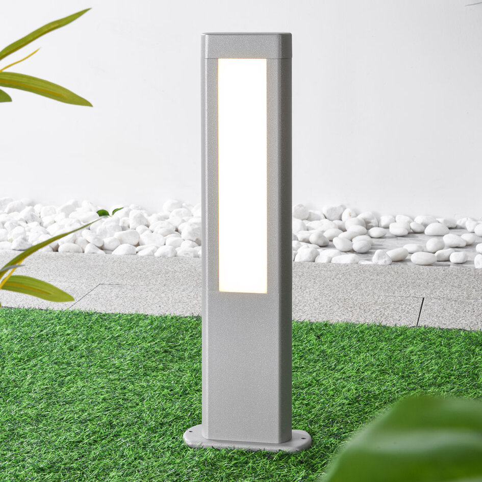 Staande lamp voor buiten Stein - zilver