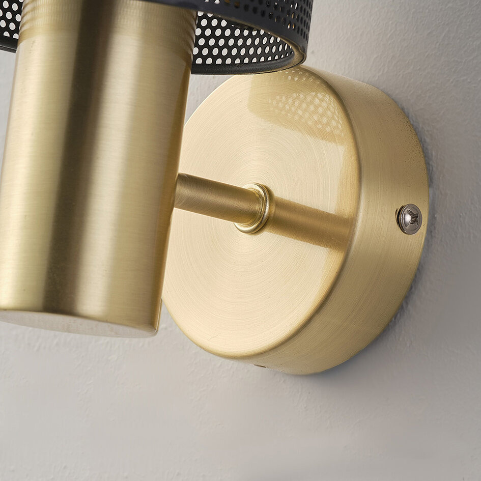 Applique design avec détails dorés Malha - Noir