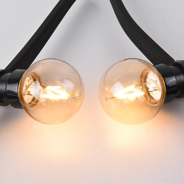 2W lichtsnoer voor buiten met driehoek-vorm LED lampen - Optie dimbaar