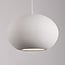 Suspension moderne Wabi Sabi effet pierre Sora Ø47 cm - blanc