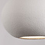 Suspension moderne Wabi Sabi effet pierre Sora Ø47 cm - blanc