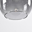 Lampe suspendue design or avec verre fumé, 4 lumières - Imme