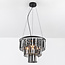 Lampe suspendue de luxe noire - Crystal