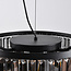Lampe suspendue de luxe noire - Crystal
