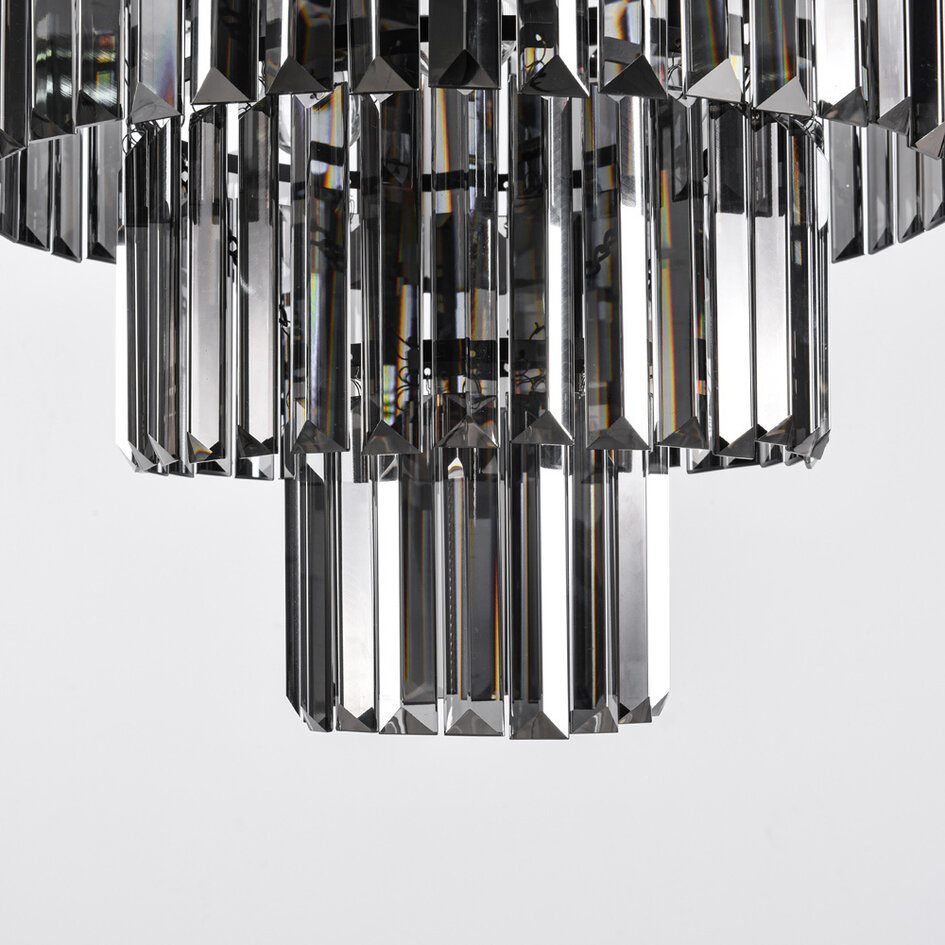 Luxe zwarte plafondlamp - Royce