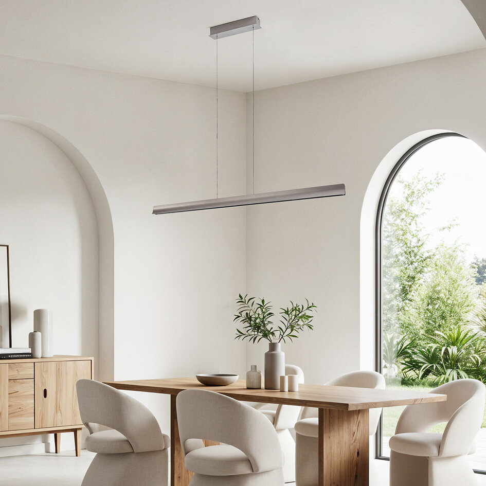 Moderne verstelbare hanglamp Miyo met dimbare LEDs - max. 50W