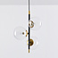 Lampe suspendue 3 lumières avec verre transparent - Nisrin