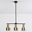 Moderne hanglamp Rome 3-lichts in goud