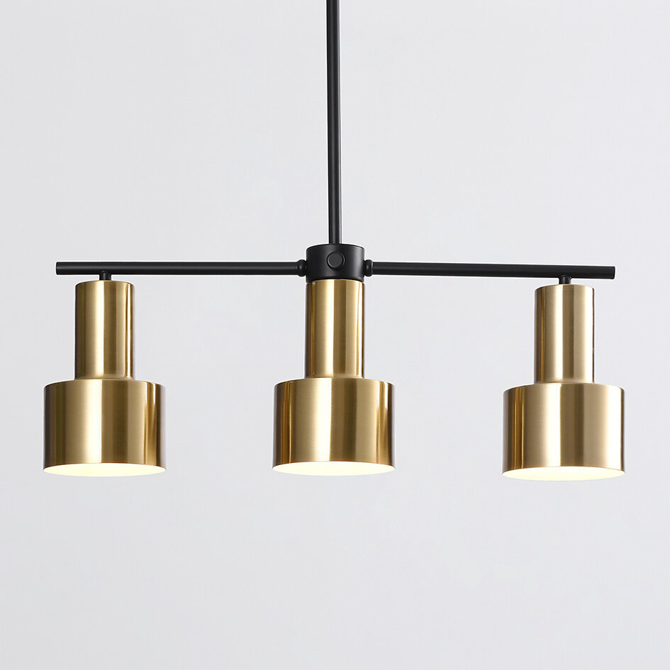 Moderne hanglamp Rome 3-lichts in goud