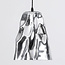 Design hanglamp Napoli in golvend chroomglas