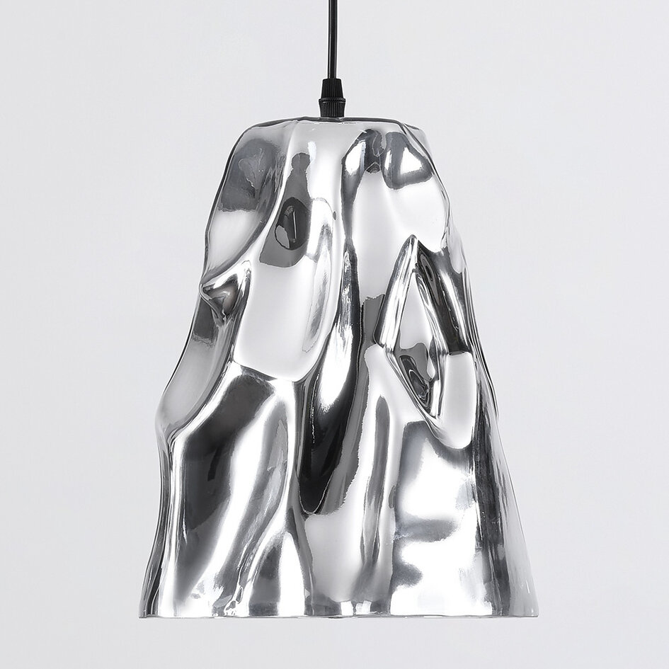 Design hanglamp met chrome glas - Napoli