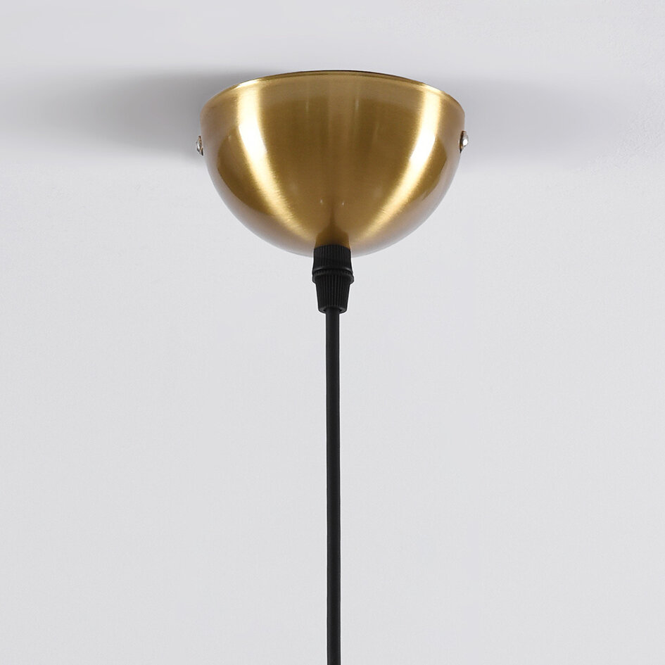 Lampe suspendue design avec verre ambré - Venise