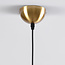 Hanglamp Johnny van geribbeld glas - smoke