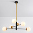 Design hanglamp Damian 6-lichts met glazen bollen