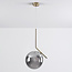 Design hanglamp Roy - smoke glas met spiegeleffect