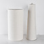 Lampadaire moderne Lumo de style japonais blanc - tissu