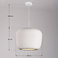 Lampe suspendue Wabi Sabi Kumo Ø40 cm avec effet pierre - blanc