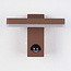 Wandlamp Roberto met sensor - roestbruin