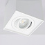 Design spot Carl, kantelbaar - wit