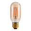 Tube LED à filament 4 W 2 200 K, verre ambré - dimmable