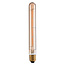 Lampe à incandescence E27 dimmable en verre ambré avec filament 4 fils 22,5 cm, 4W, 2200K