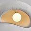 Wabi Sabi hanglamp Zenji  40 x 27 cm met steeneffect - wit