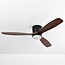Ventilateur de plafond Flux été/hiver avec température de couleur réglable - effet bois