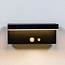 Moderne solar wandlamp buiten zwart met sensor - Hendrick