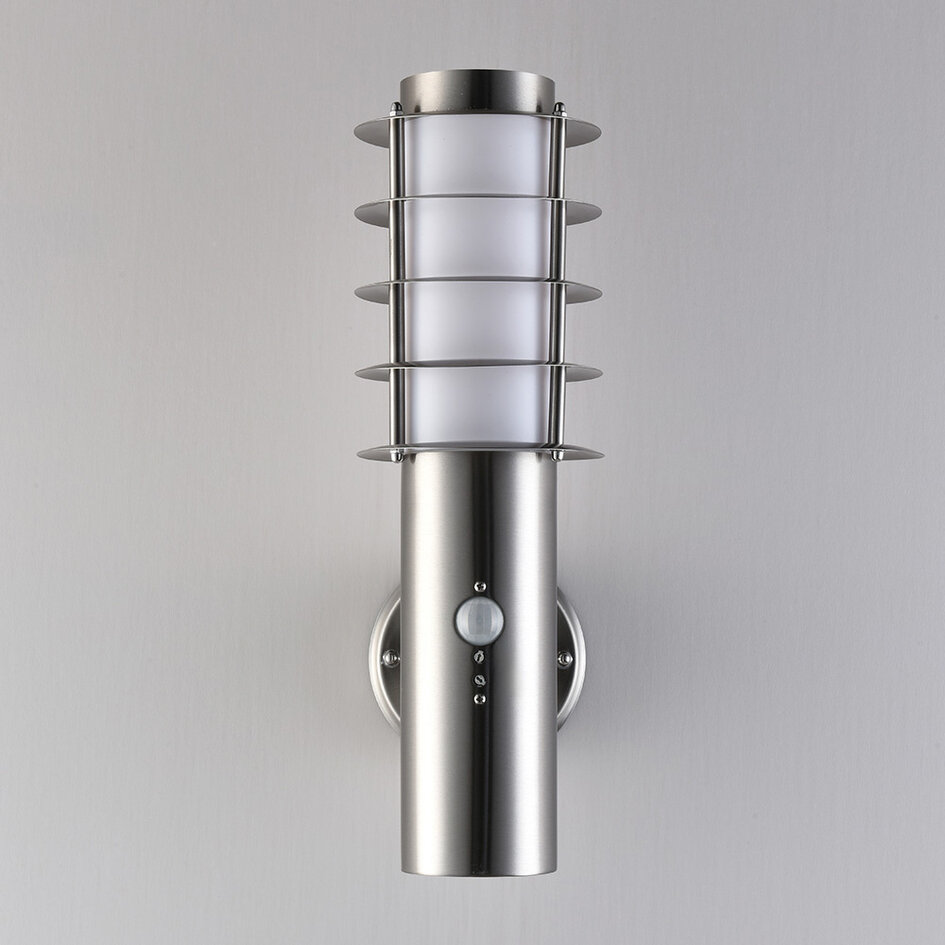 Applique en acier inoxydable avec capteur - Salvatore