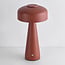Lampe à poser champignon rechargeable Soma avec variateur tactile et LED intégrée