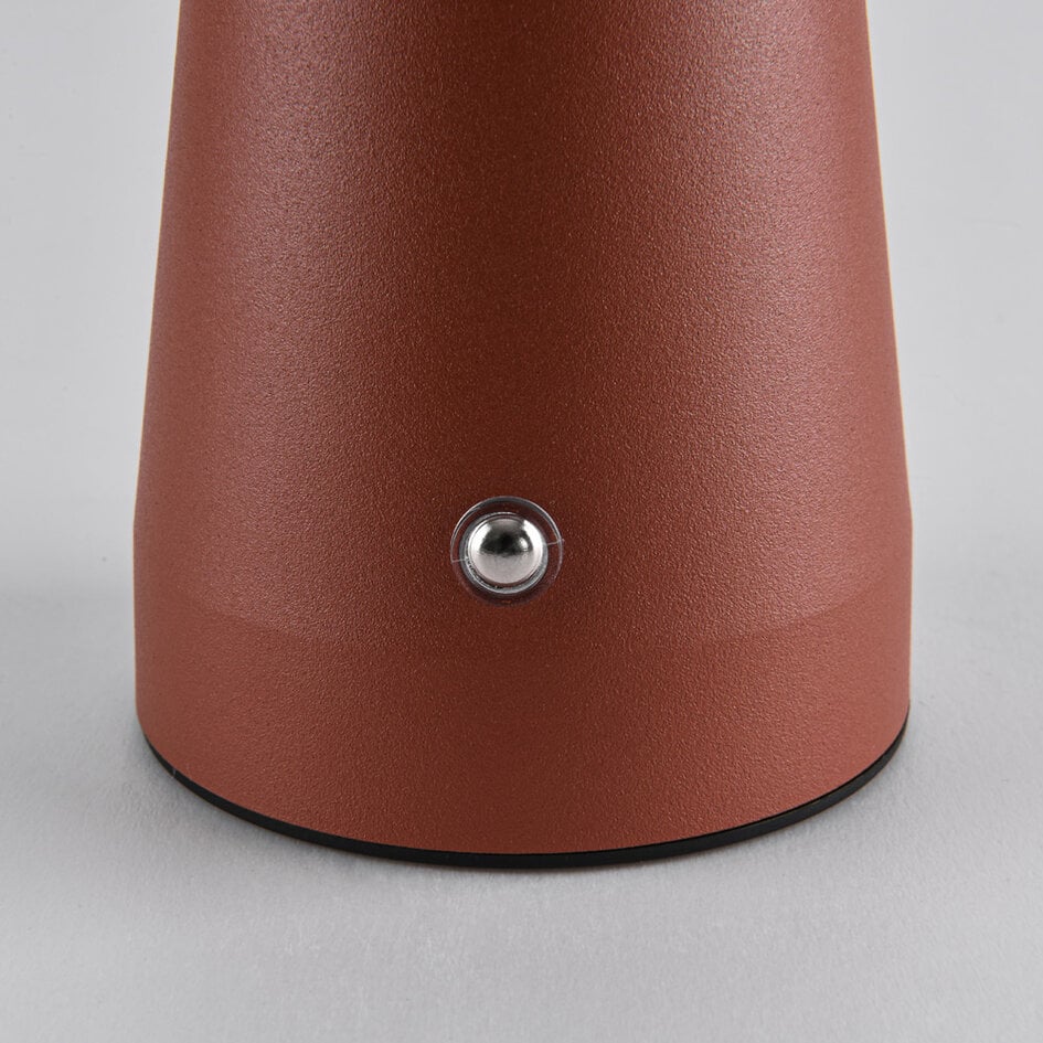 Lampe à poser champignon rechargeable Soma avec variateur tactile et LED intégrée