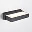 Applique murale extérieure Onyx avec détecteur - noire avec LED intégrée