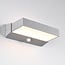 Applique murale extérieure Onyx avec détecteur - argent avec LED intégrée