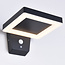 Applique solaire d'extérieur moderne Pablo à détecteur - noir