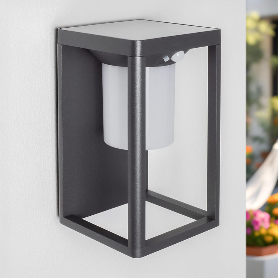 Solar wandlamp voor buiten met sensor Bianca